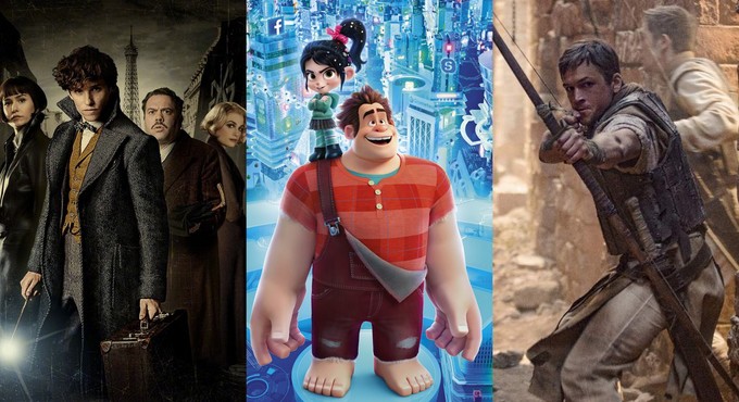 Топ-10 фильмов ноября: «Фантастические звери 2», «Ральф Разрушитель 2» и «Робин Гуд»