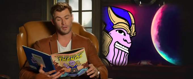 Каст «Мстителей» читает сказку о Таносе и «Войне бесконечности»